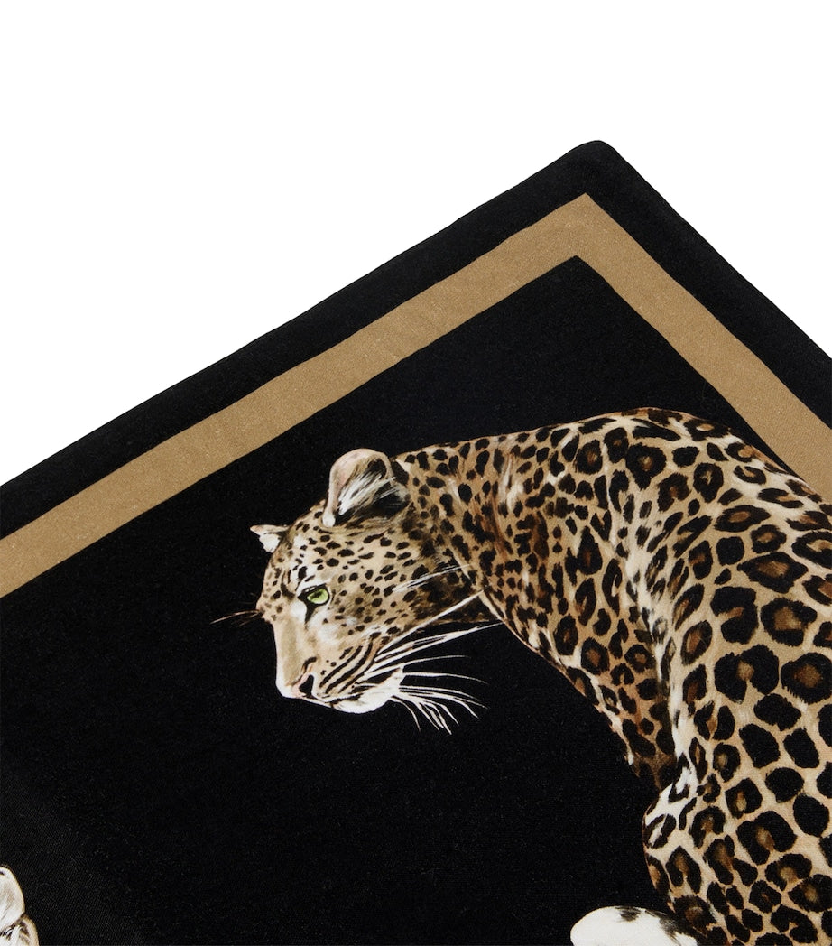 Dolce & Gabbana Casa Linen Leopardo Placemat and Napkin Set