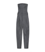 Givenchy Grey Wool Strapless Jumpsuit