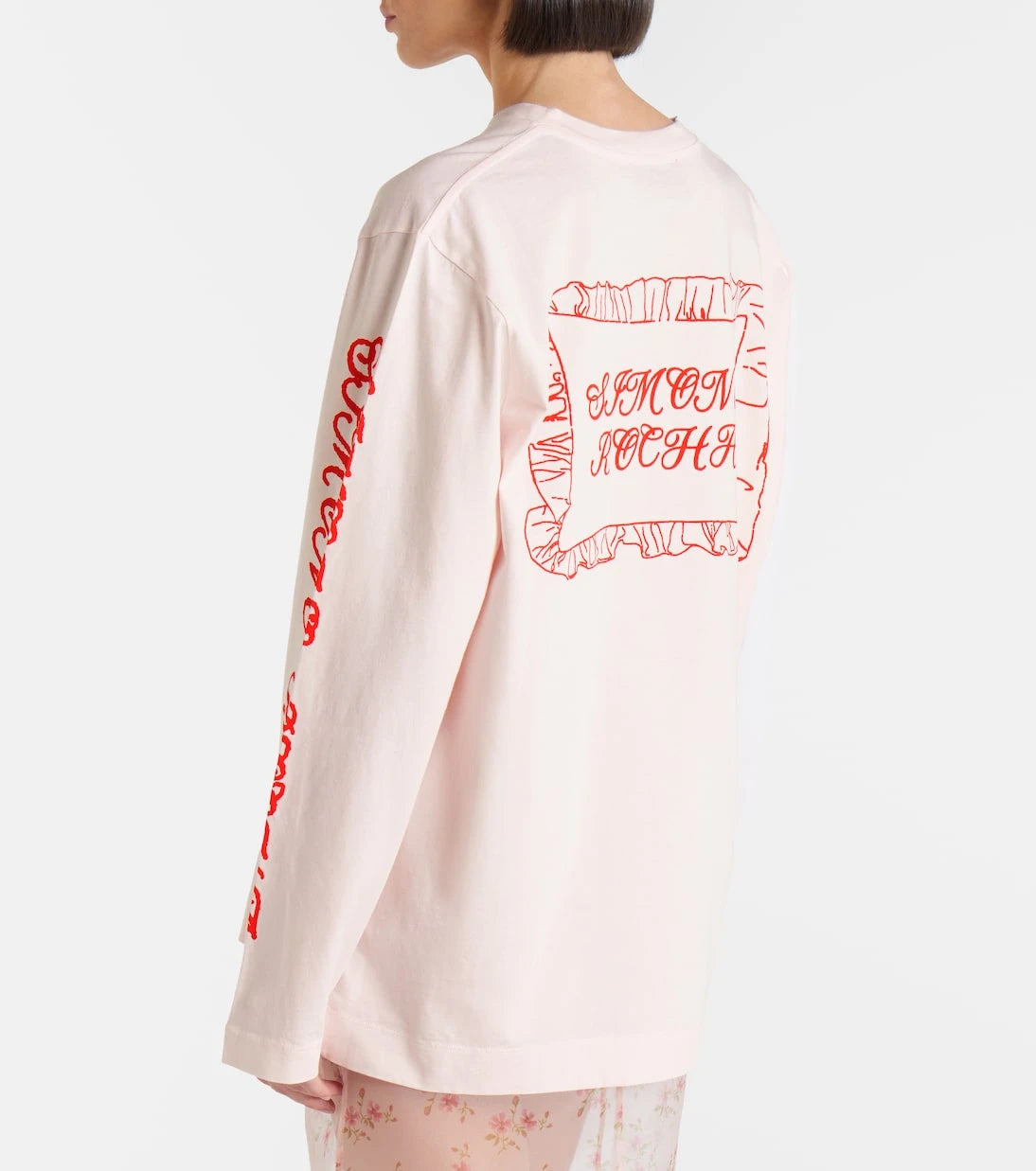 Simone Rocha - Pillowcase printed cotton jersey T-shirt