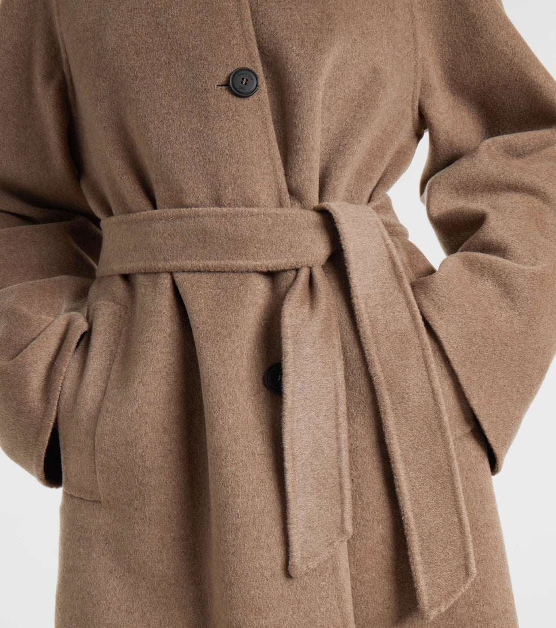 Max Mara - Centro belted cashmere coat
