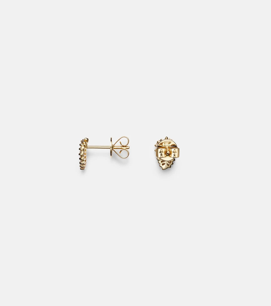 Anita Ko - Small 18kt gold earrings with diamonds
