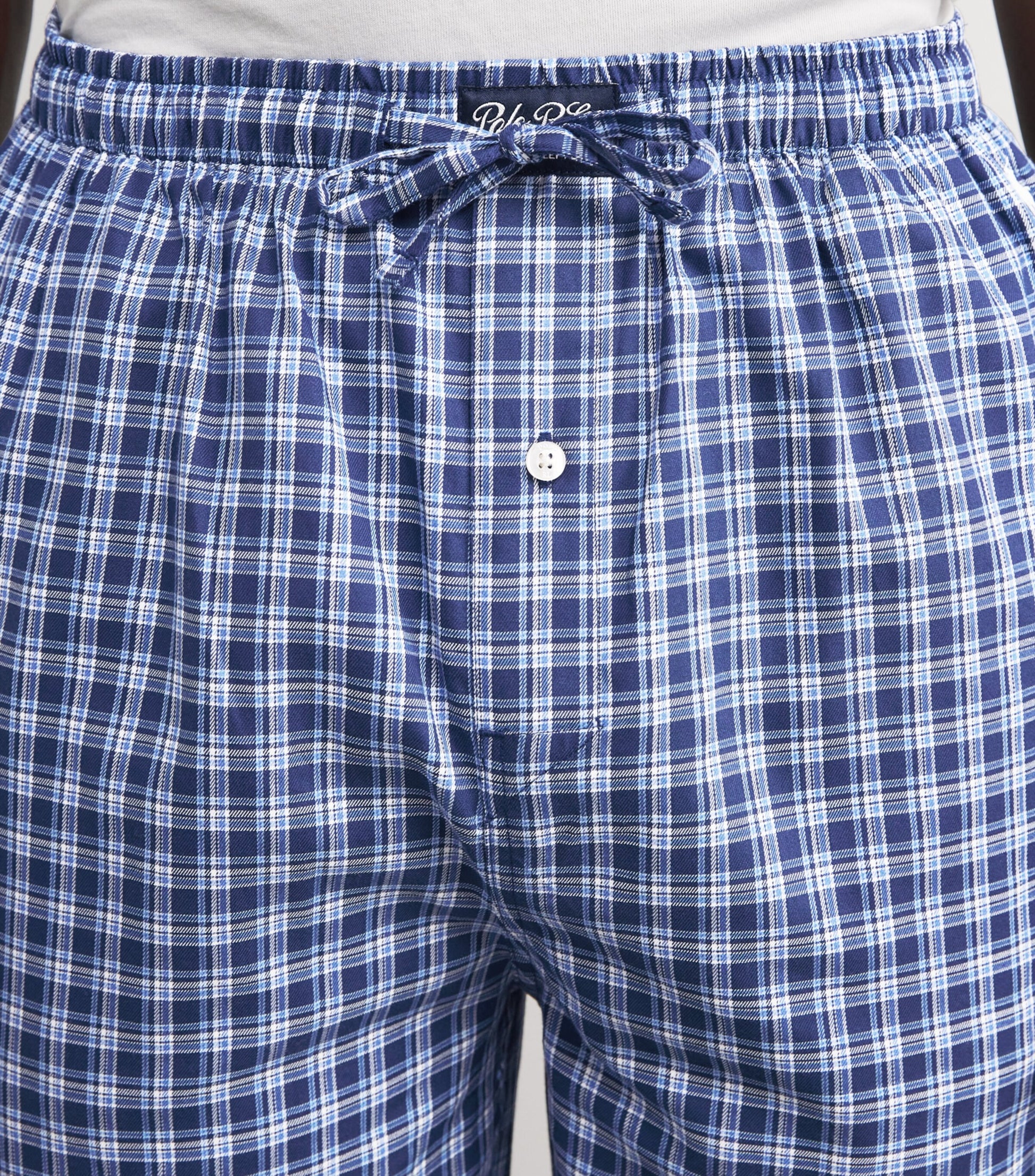 Cotton Check Pyjama Bottoms