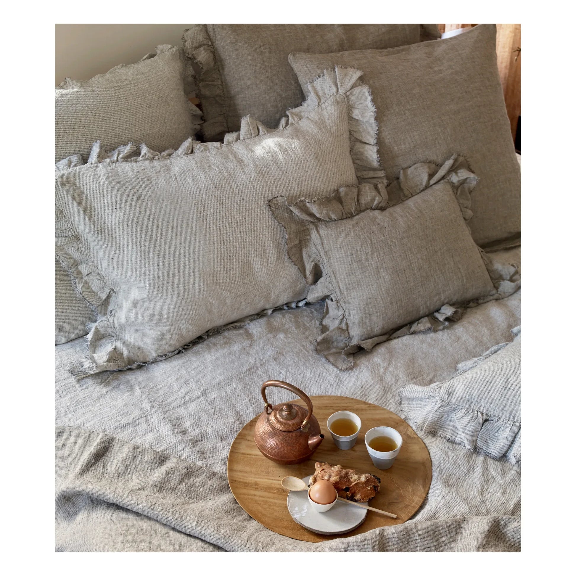 Maison de Vacances - Boho Washed Linen Pillow Case | Nuage
