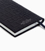 Mara Leather Croc-Embossed Panama 2026 Pocket Diary