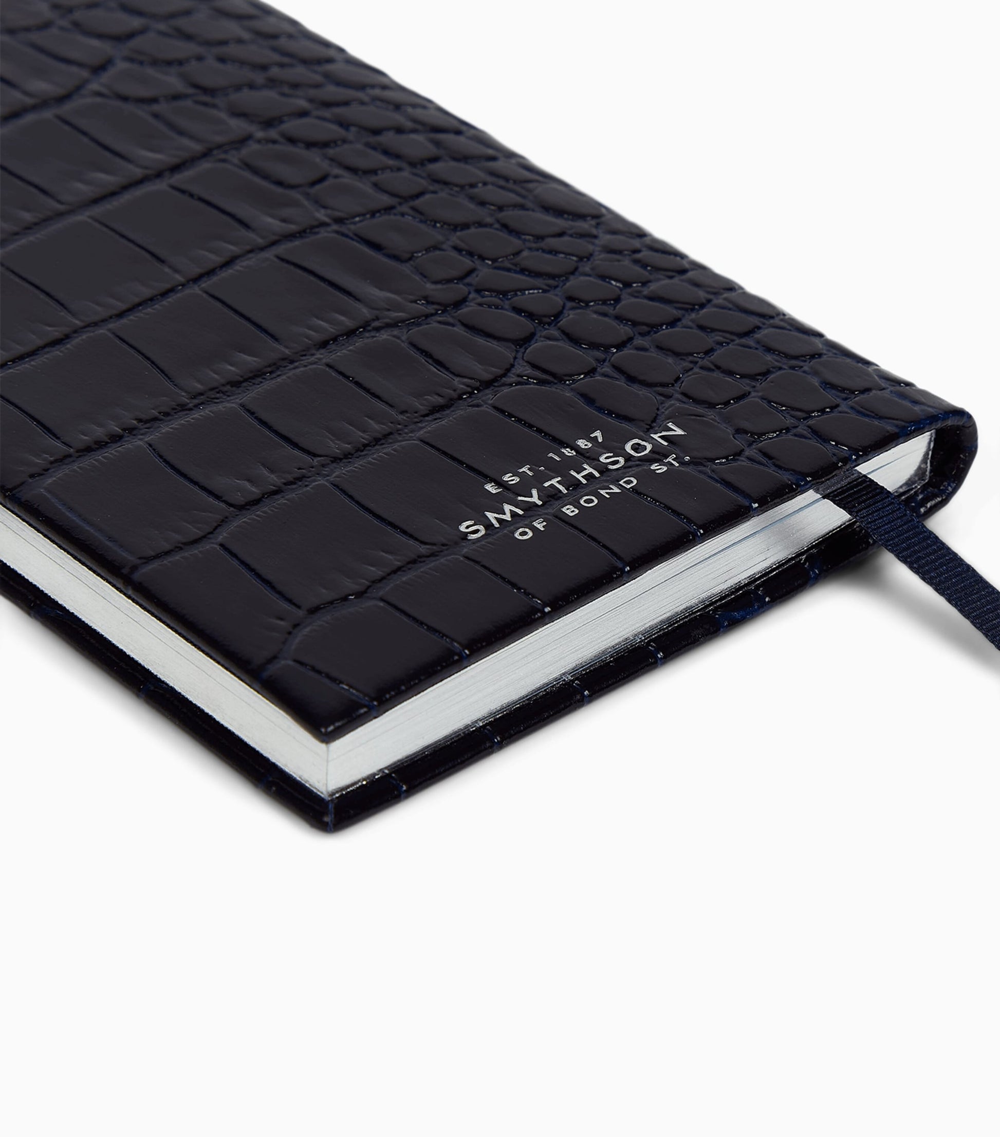 Mara Leather Croc-Embossed Panama 2026 Pocket Diary