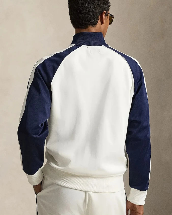 Polo Ralph Lauren erkek pamuklu fermuarlı sweatshirt Wimbledon