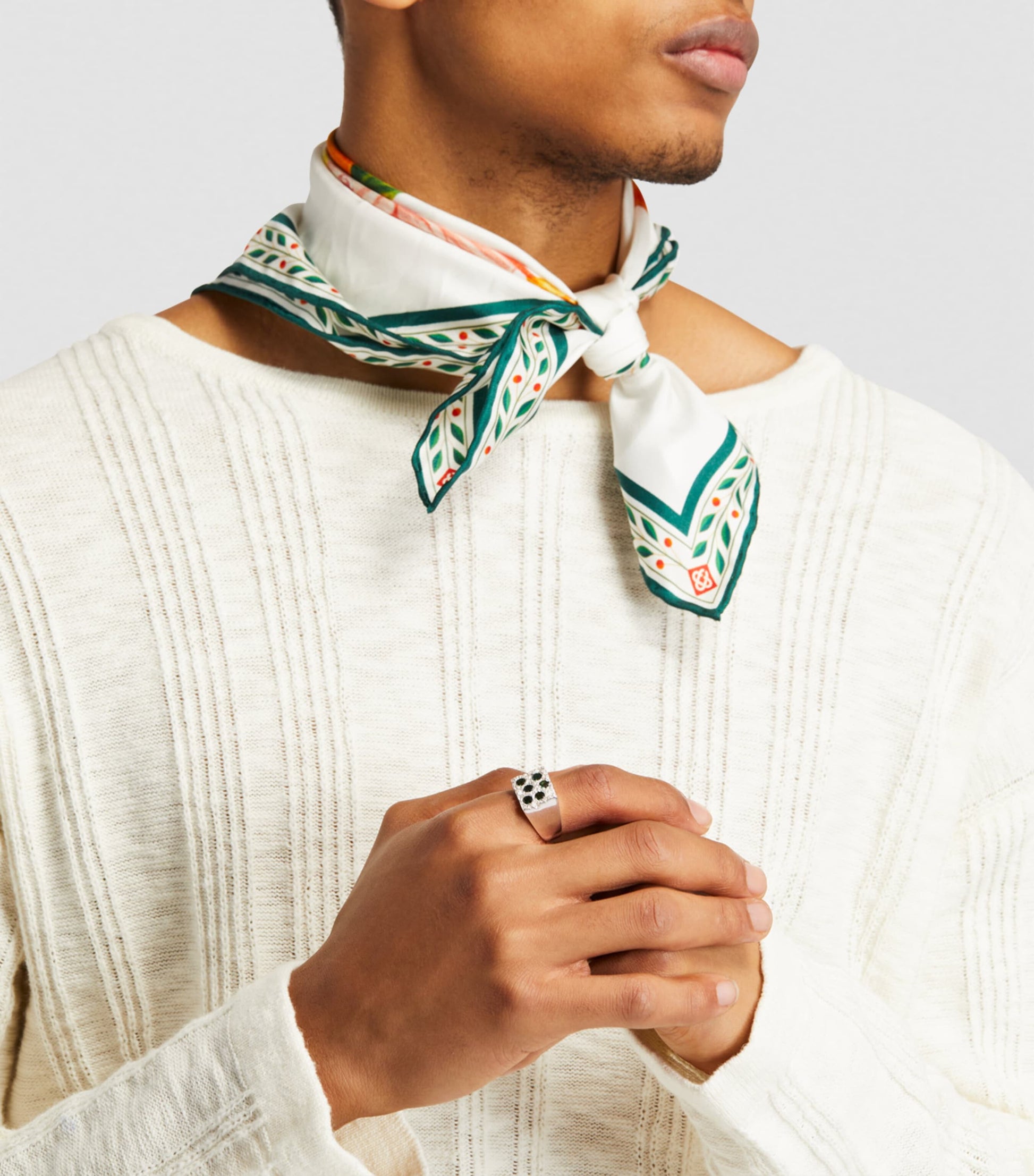 Bleue Burnham EXCLUSIVE Sterling Silver Rose Garden Signet Ring