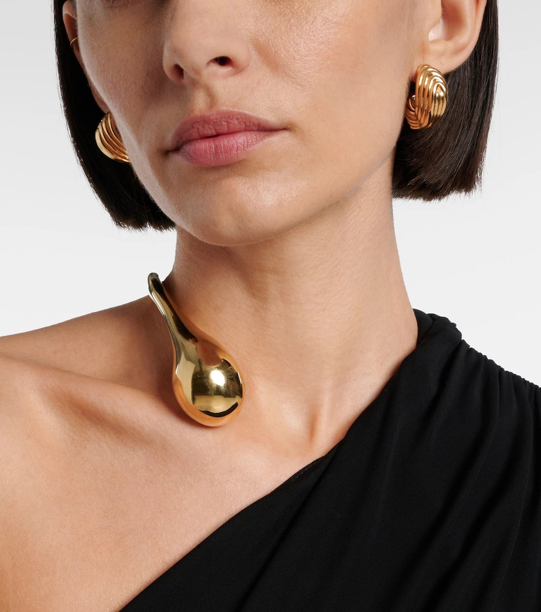 Bottega Veneta - Gold-plated sterling silver earrings