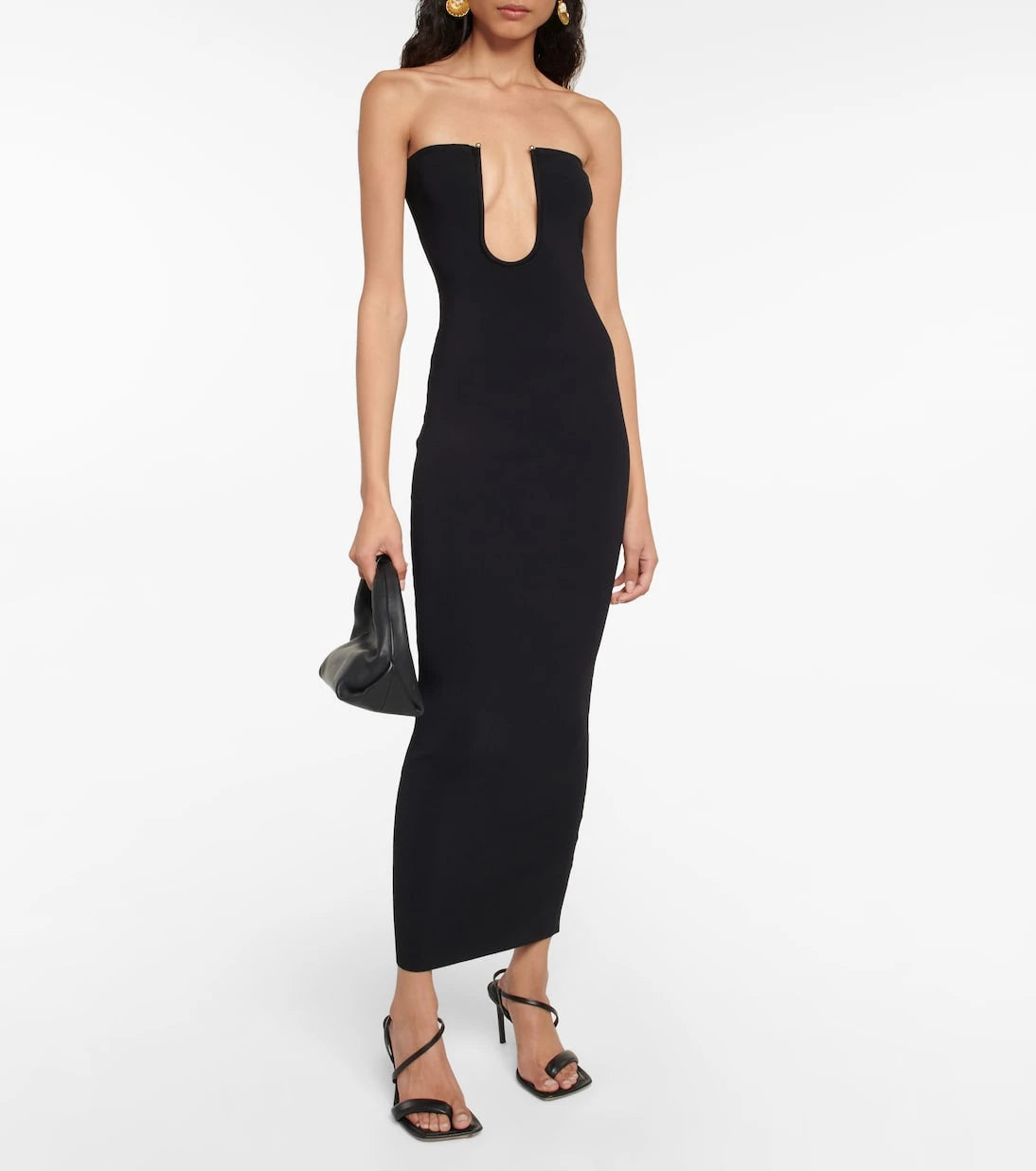 Christopher Esber - Ribbed-knit bodycon maxi dress