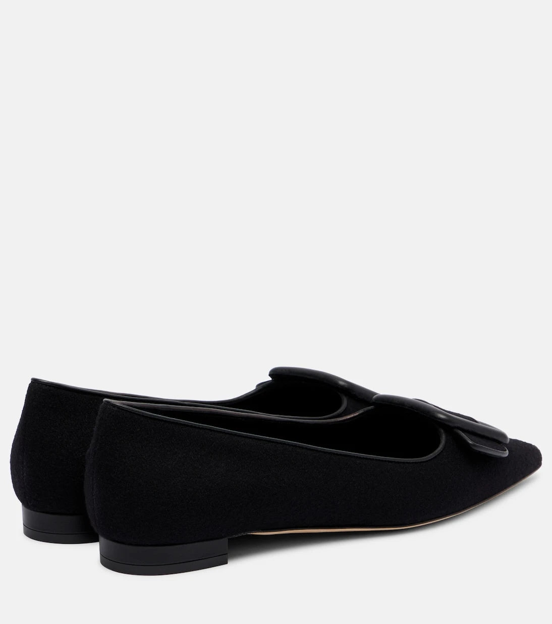 Manolo Blahnik - Maysale buckled ballet flats