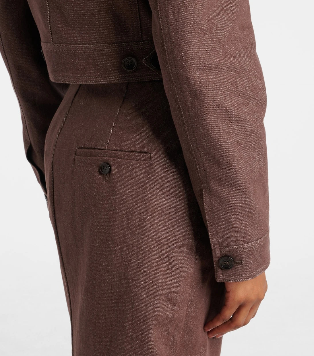 Max Mara - Carpa cropped cotton jacket