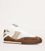 Brown Leather Kick Sneakers