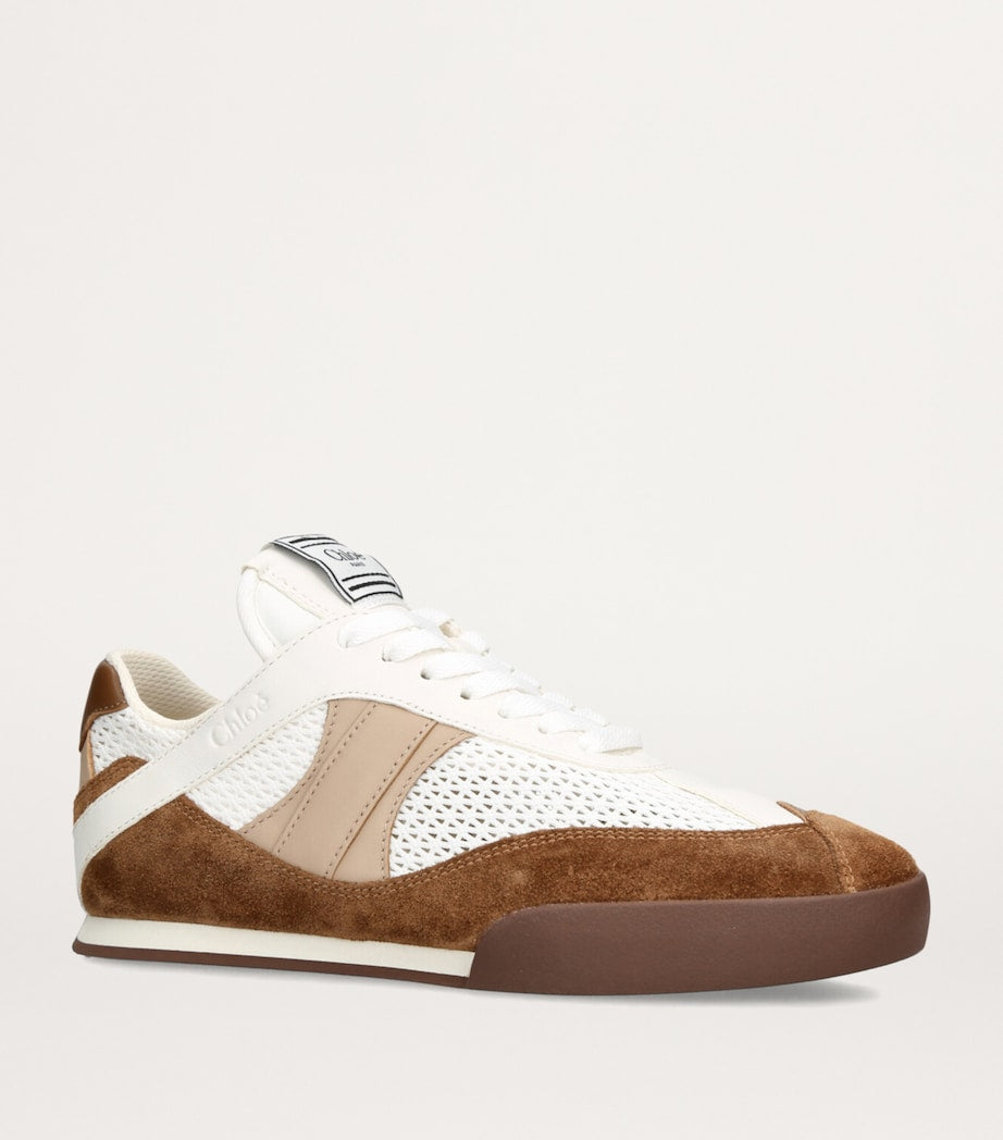 Brown Leather Kick Sneakers