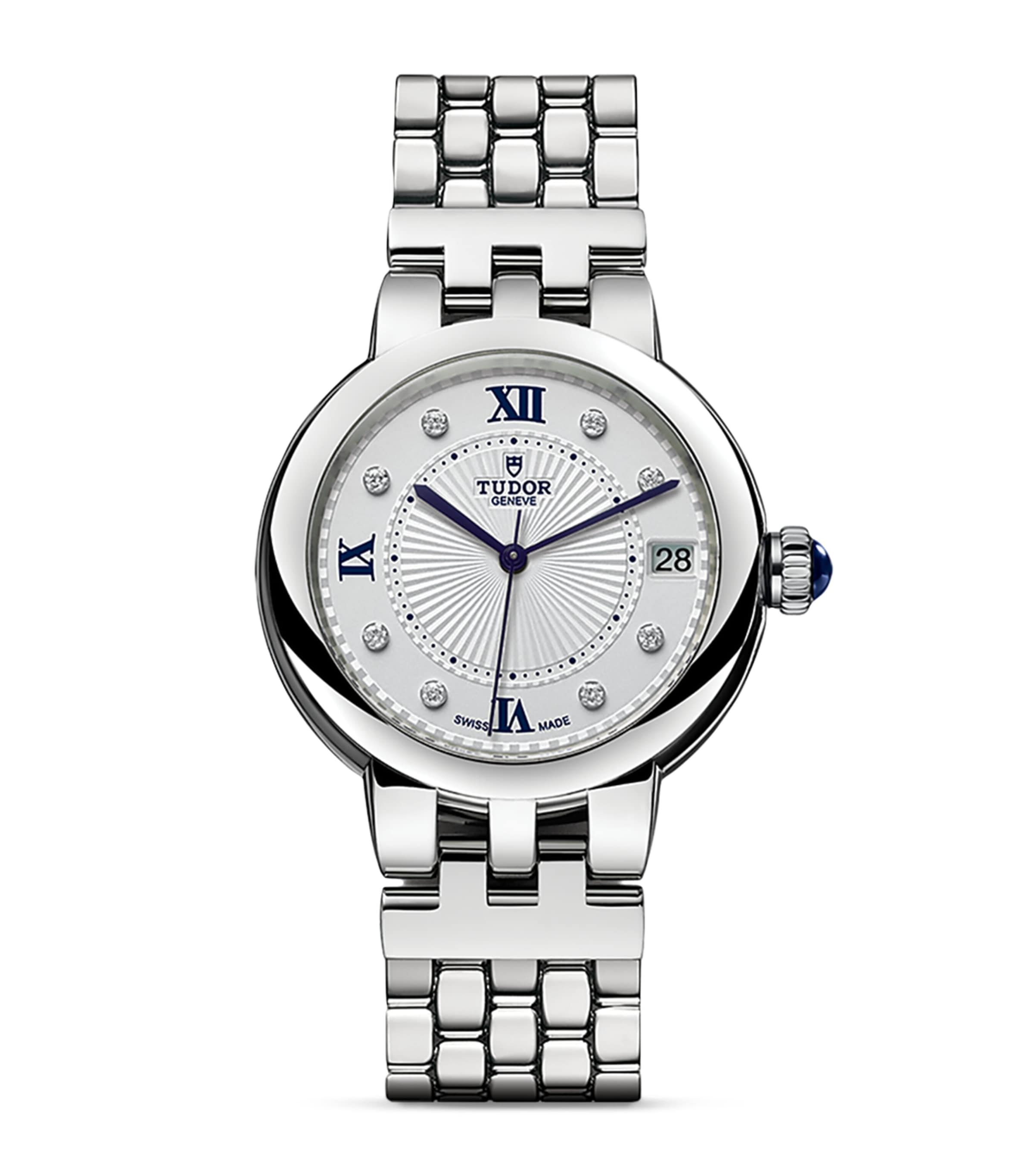 Clair de Rose Stainless Steel and Diamond Watch 34mm
