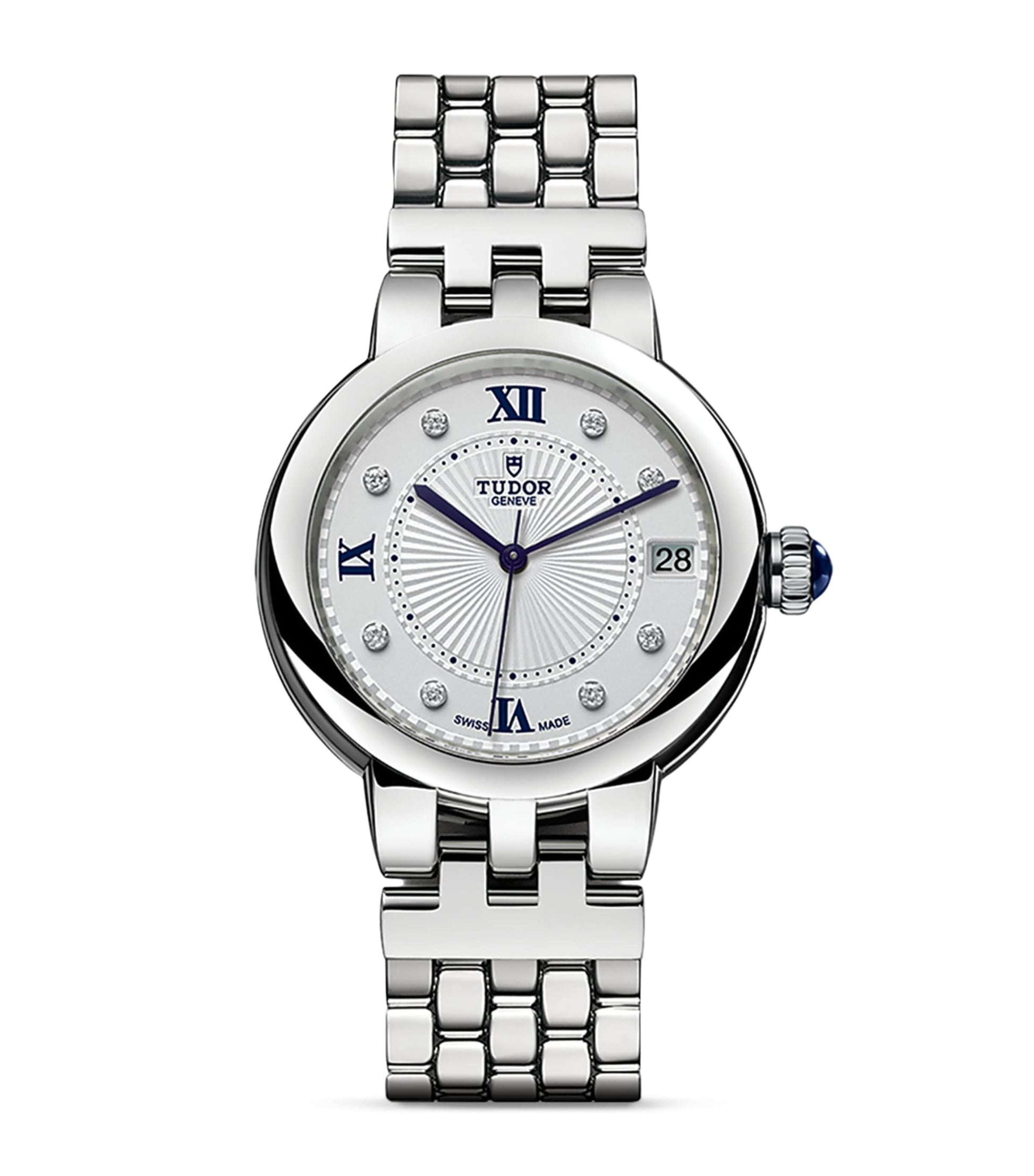 Clair de Rose Stainless Steel and Diamond Watch 34mm