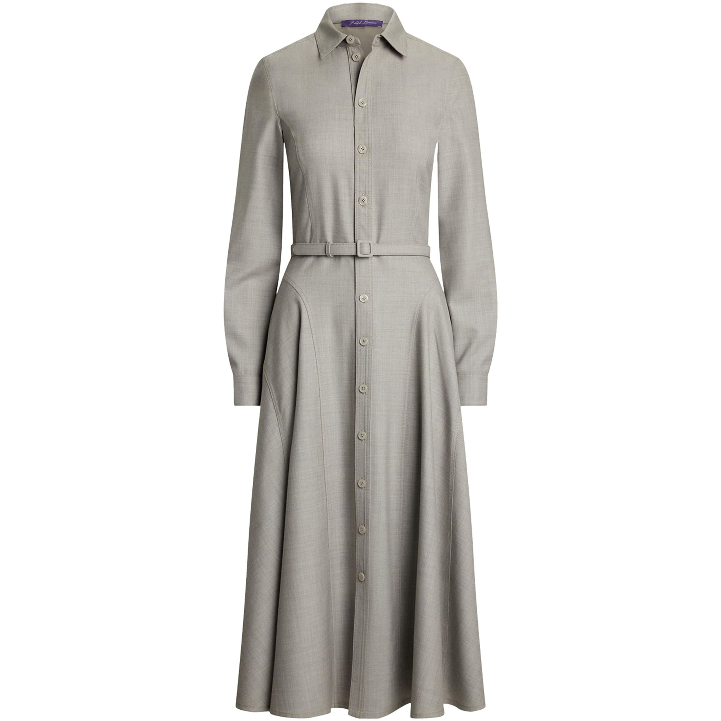 Wool Belted Safford Midi Dress