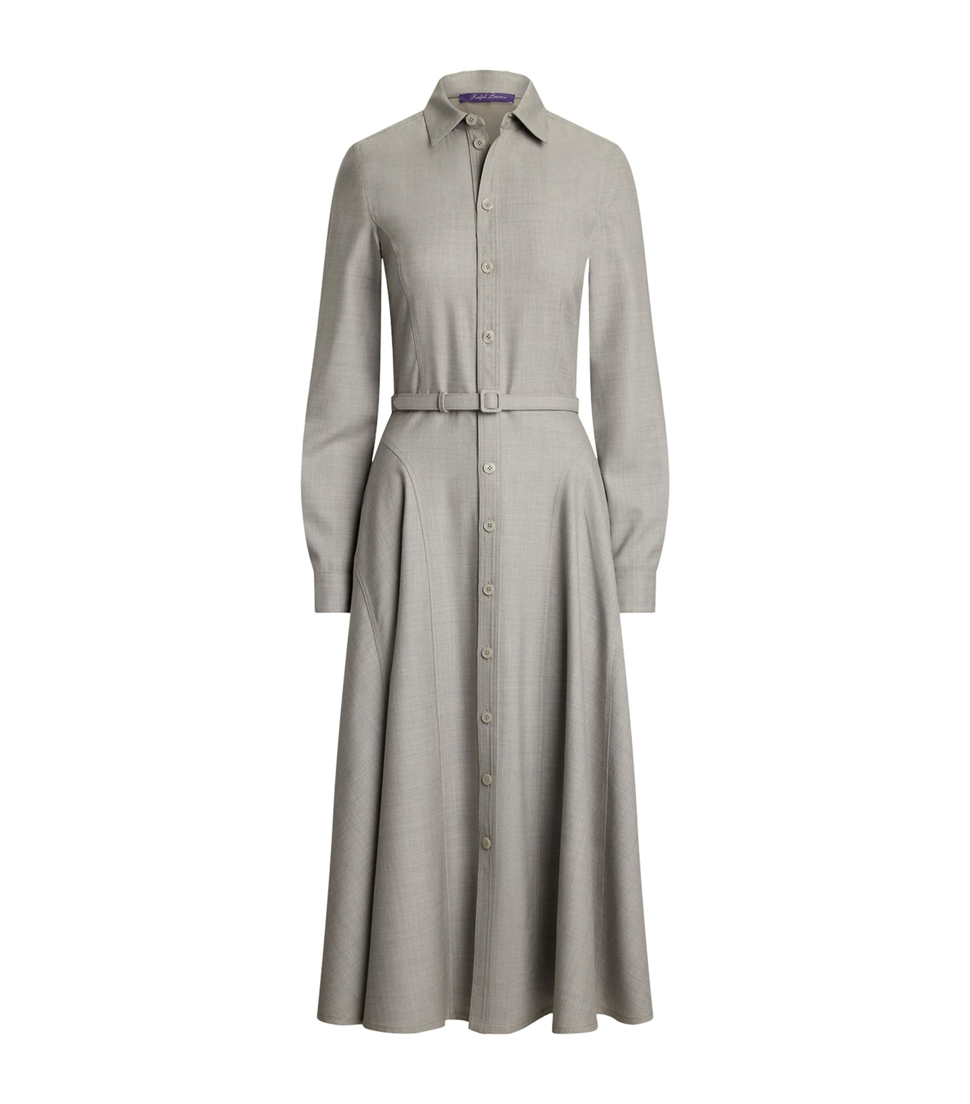 Wool Belted Safford Midi Dress