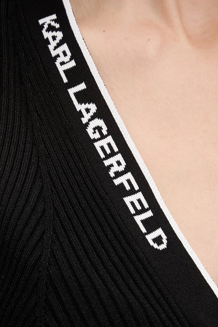 Karl Lagerfeld viskon elbise