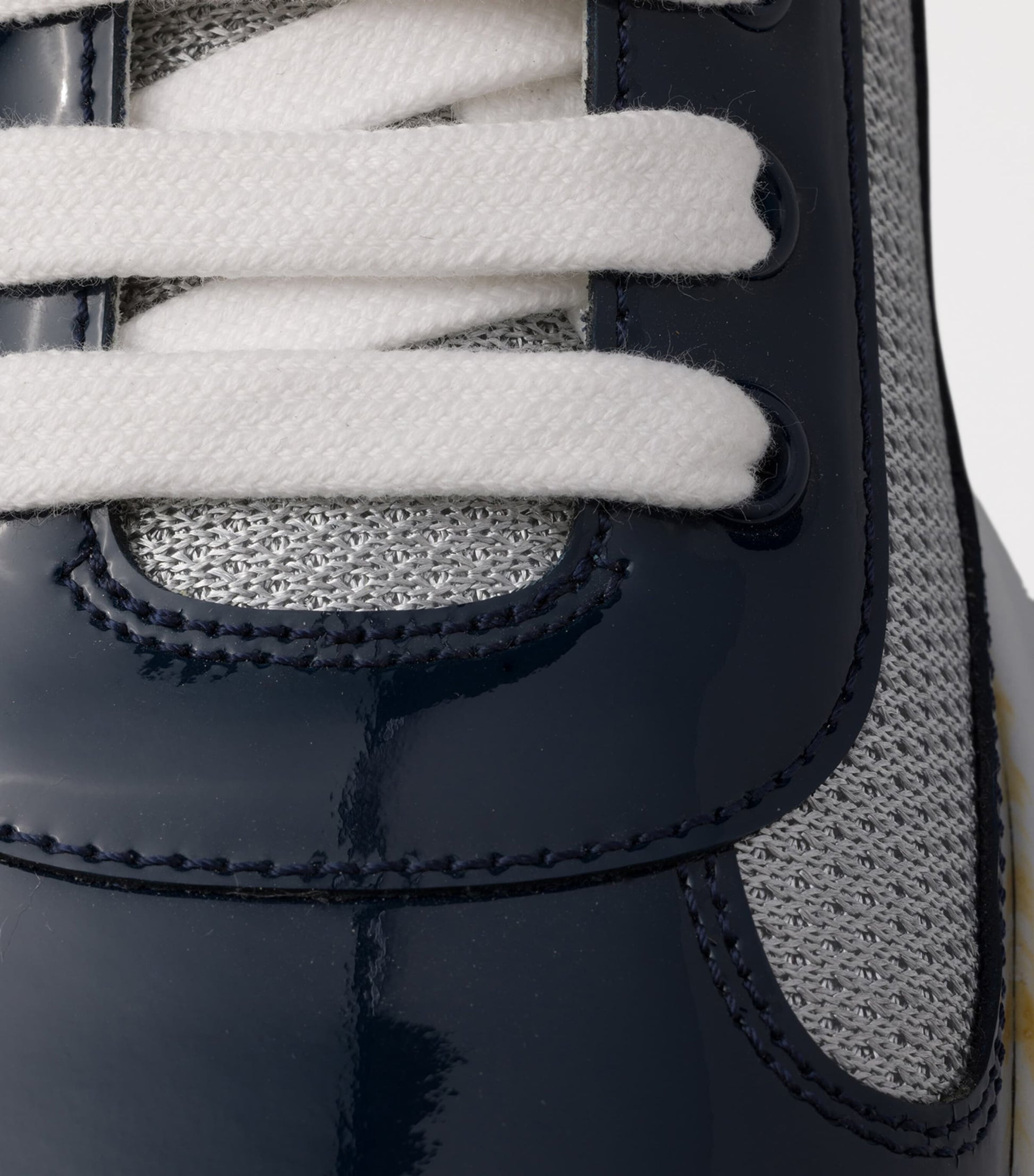 Patent Leather-Blend America's Cup Sneakers