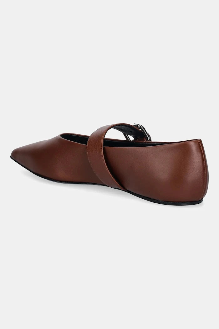 Кожени балеринки Weekend Max Mara Wkagel