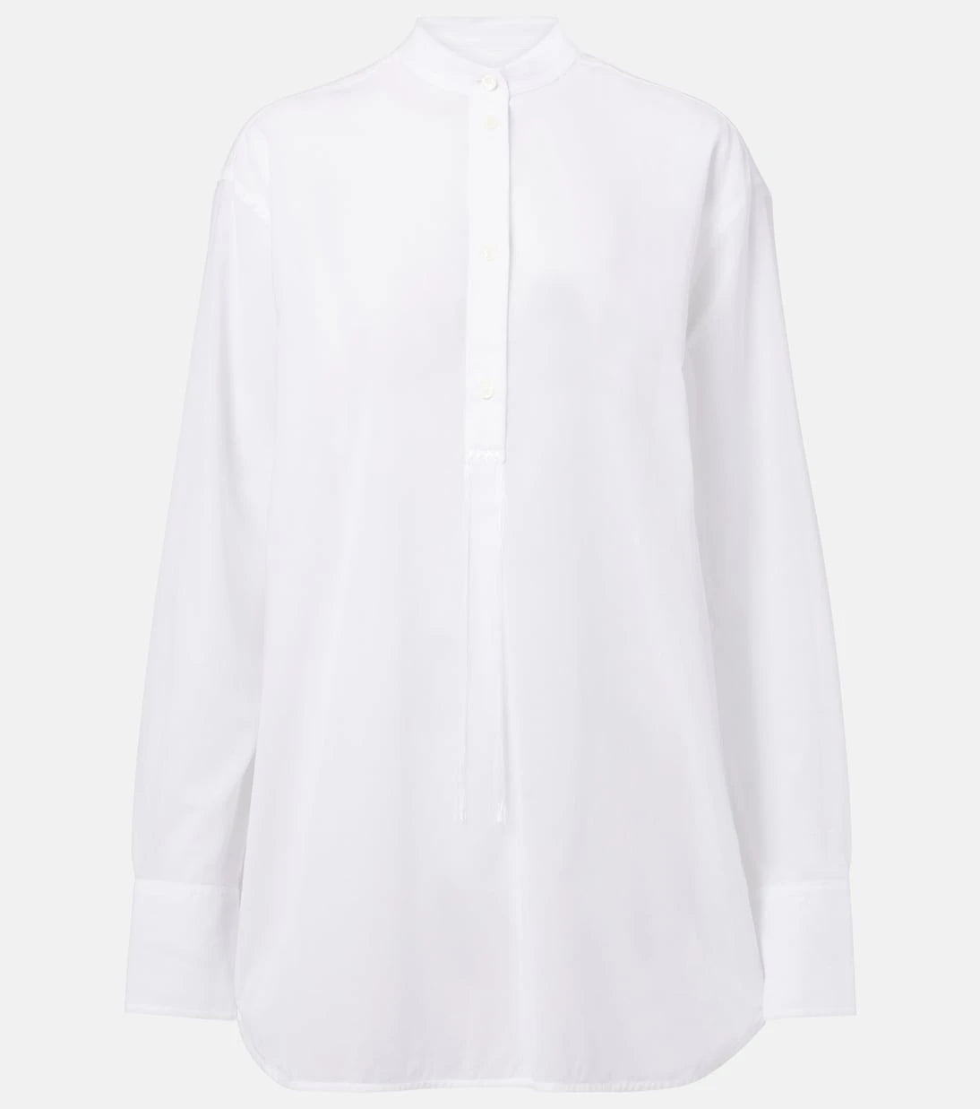 Toteme - Oversized cotton voile shirt