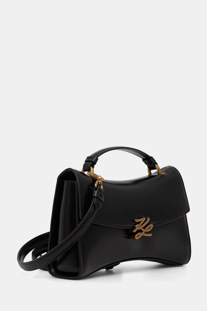 Karl Lagerfeld чанта crossbody дамска от кожа K/AUTOGRAPH
