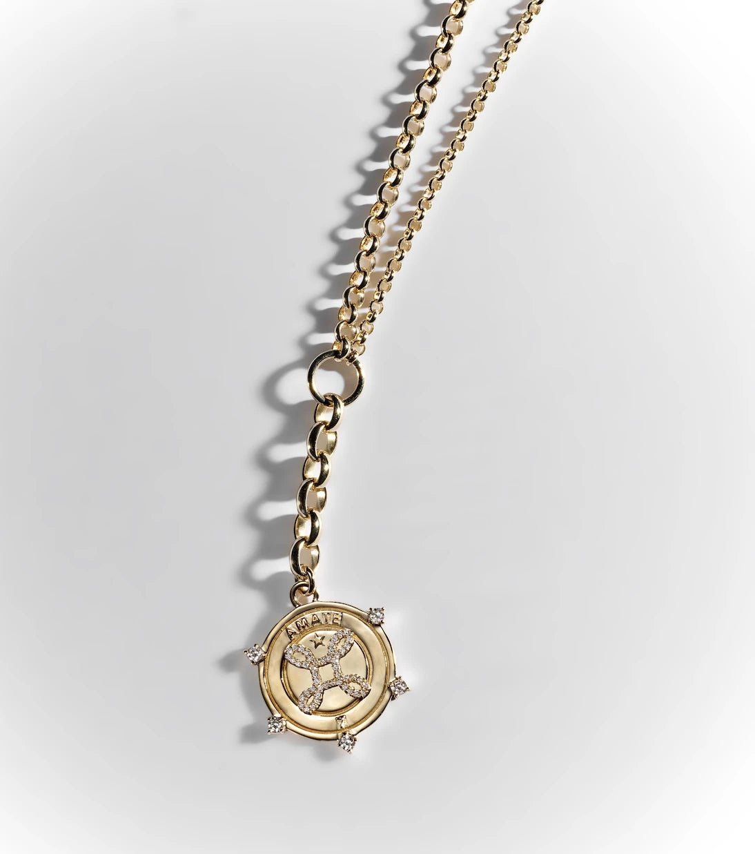 FoundRae - Amate True Love 18kt gold chain necklace with diamonds