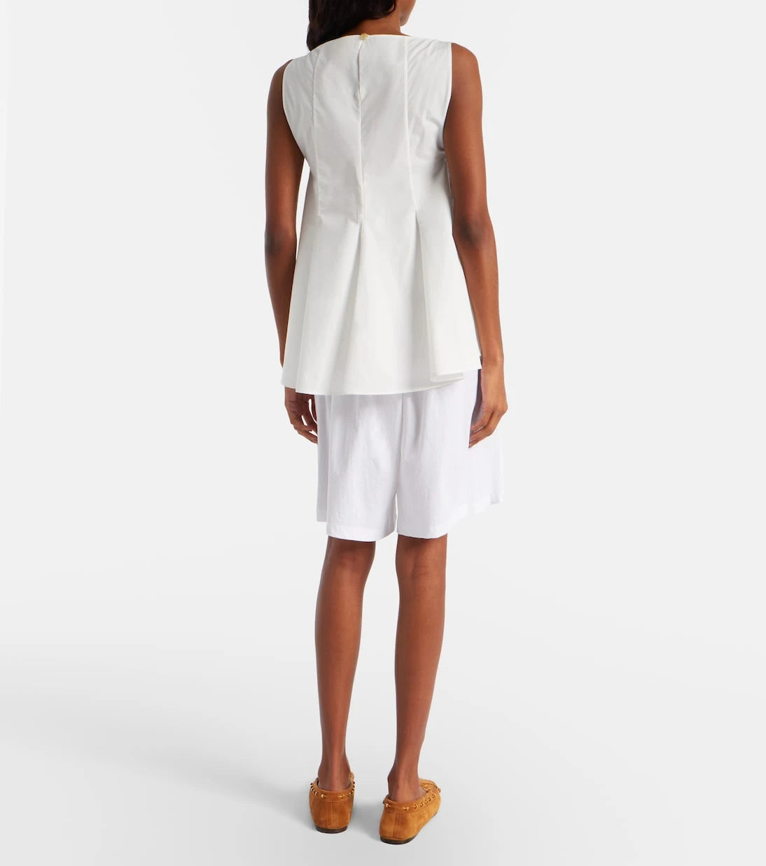 Khaite - Poppy cotton Bermuda shorts