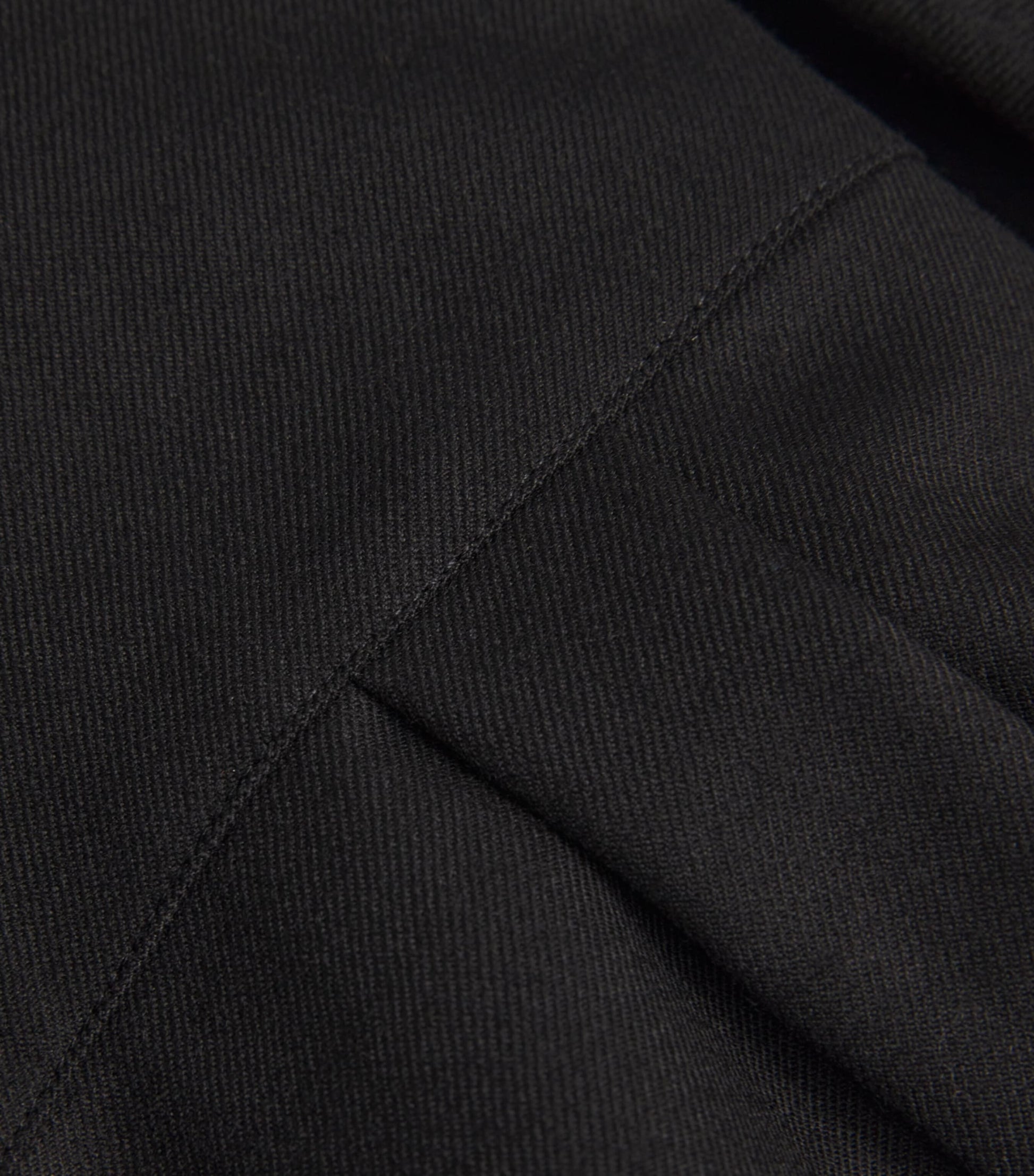 Represent Black Zip-Up Overshirt