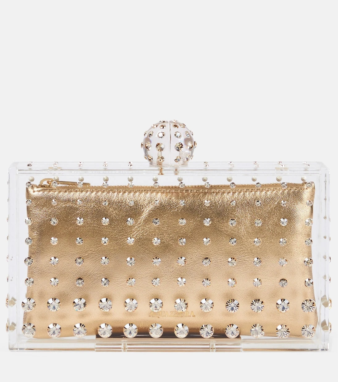 Aquazzura - Tequila crystal-embellished clutch