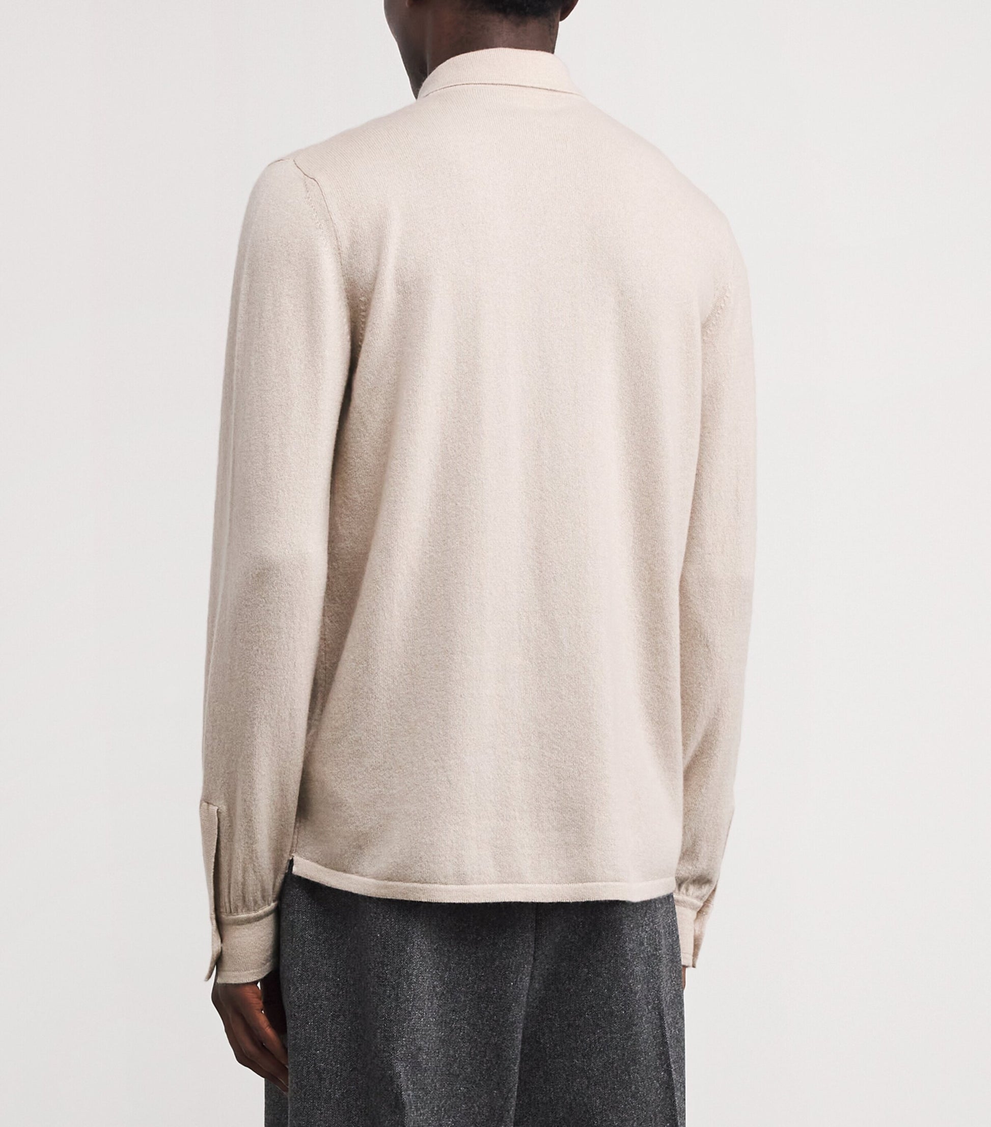 Beige Cashmere Texas Overshirt