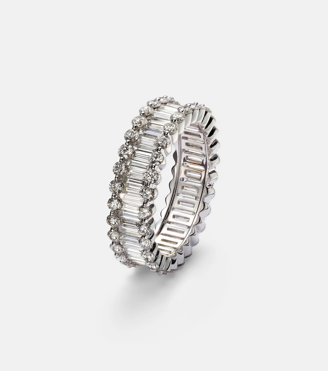 Bucherer Fine Jewellery - 18kt white gold ring with diamonds