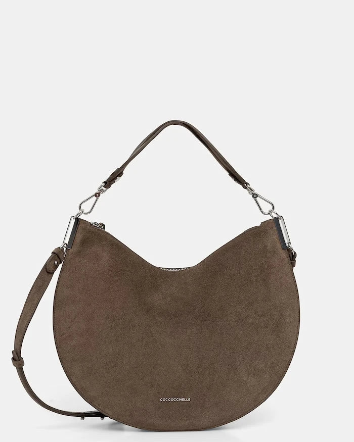Coccinelle kadın crossbody süet çanta COCCINELLESUNUP SUEDE