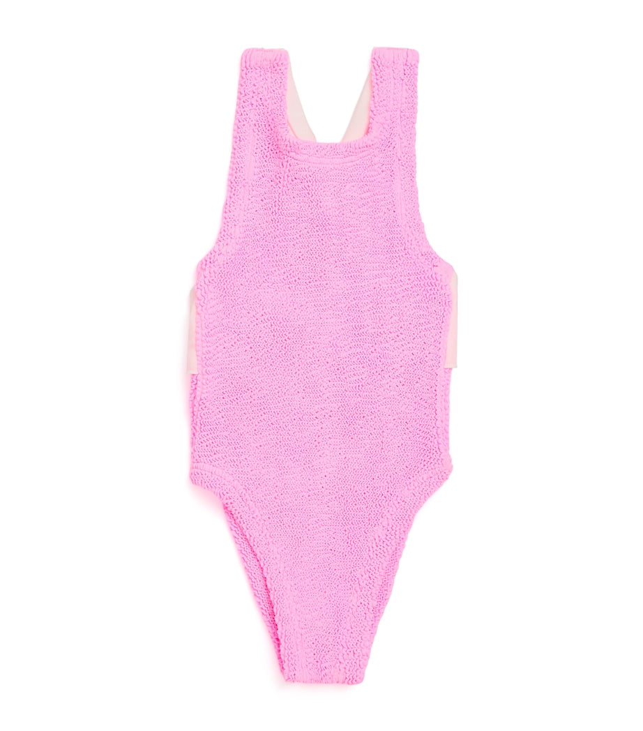 Hunza G Kids Ruffle-Trim Cross-Back Lara Swimsuit (2-6 Years)