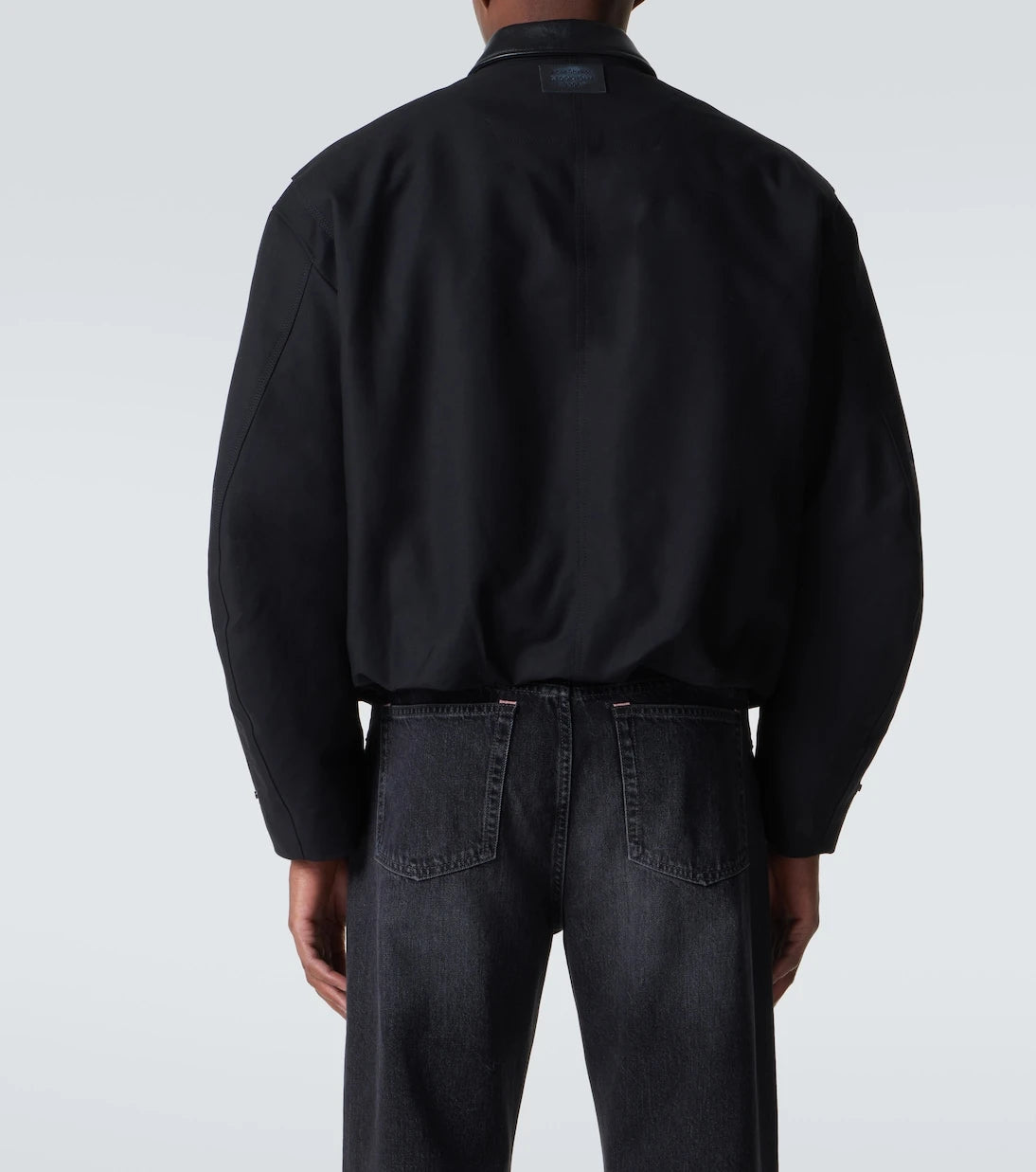 Acne Studios - سترة بلوزون من قطن التويل