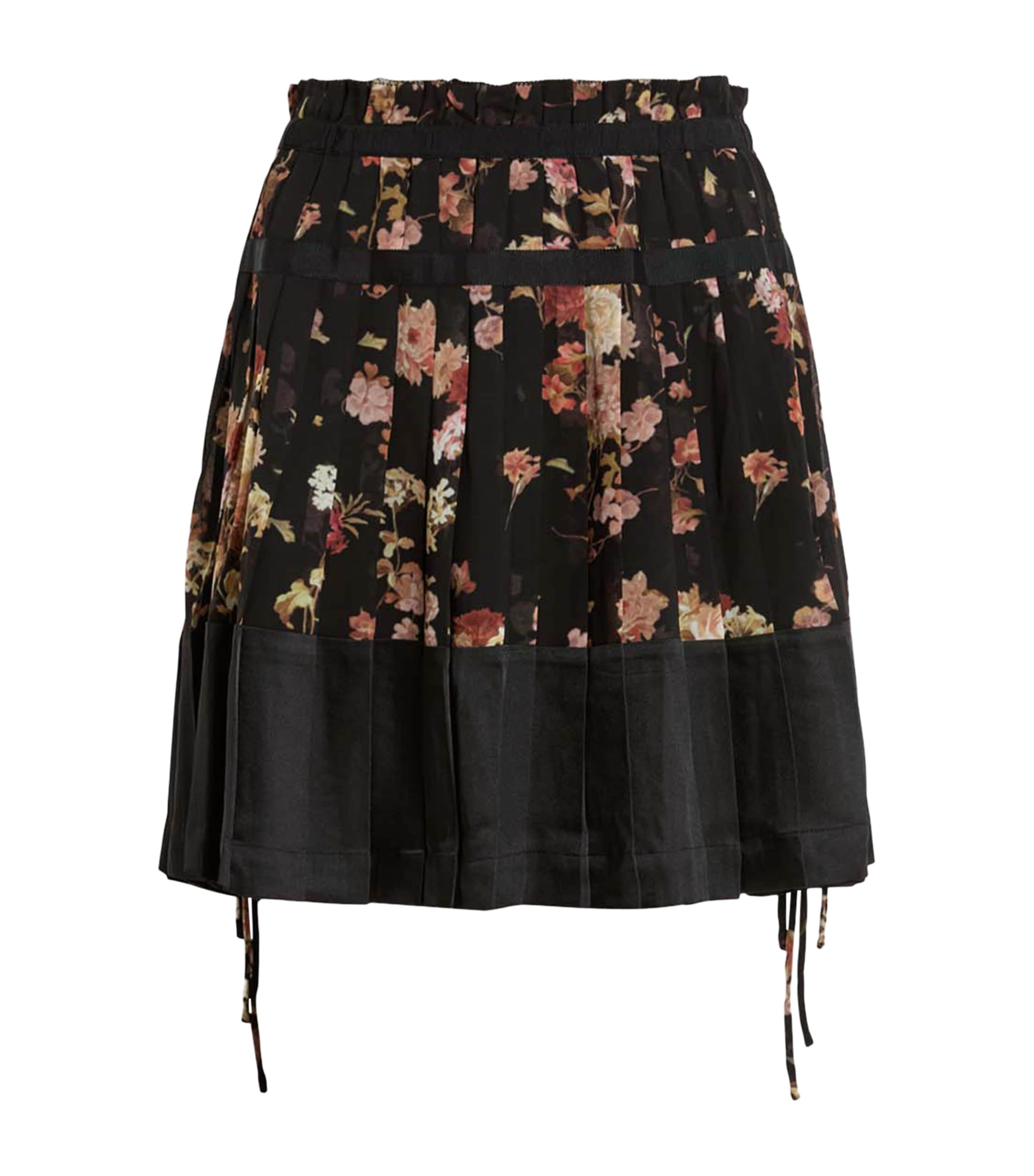 Black Elara Mini Skirt