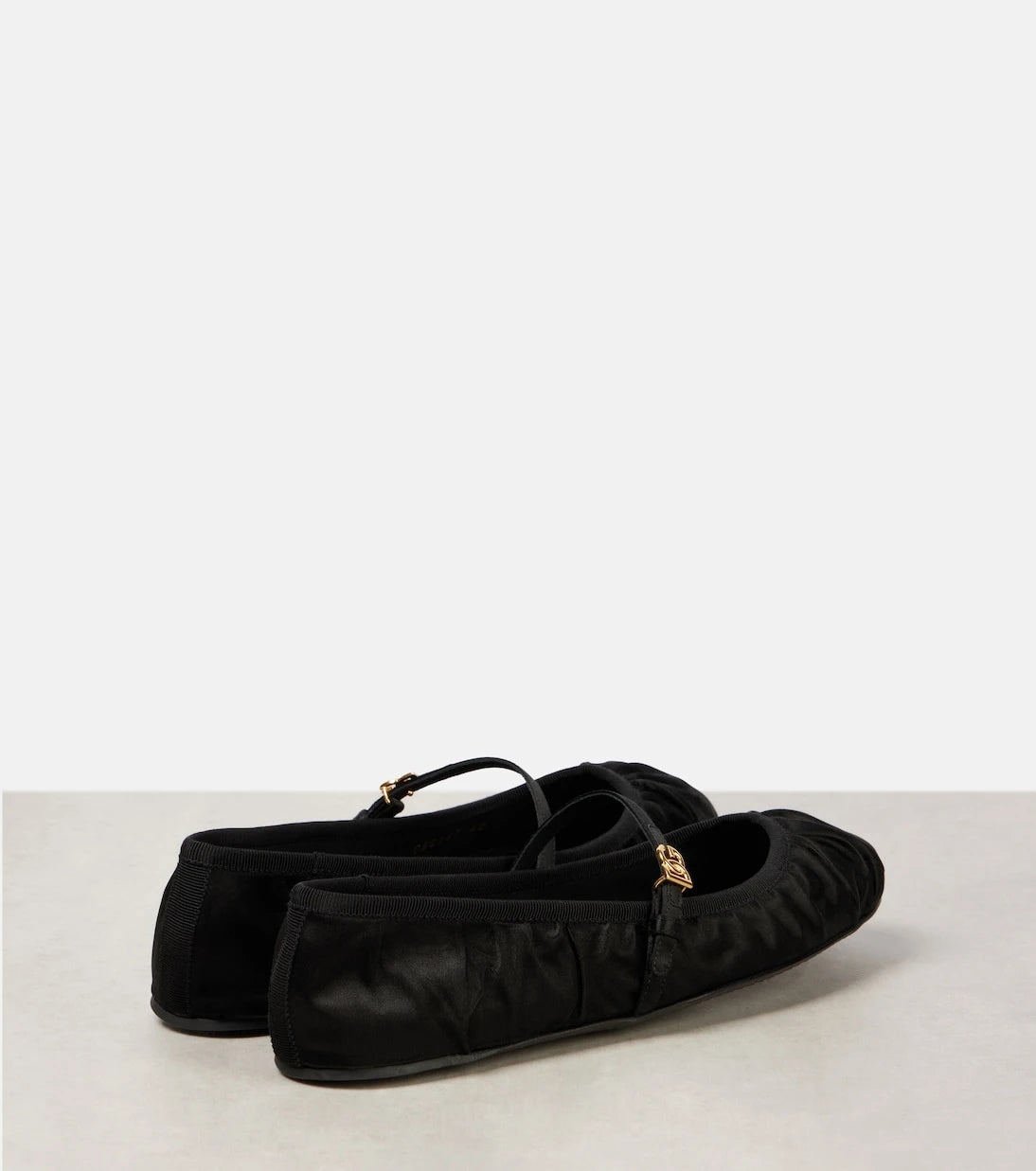 Dolce&Gabbana - DG satin ballet flats