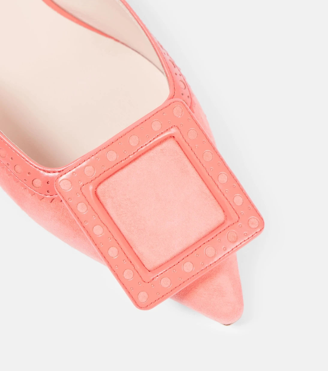 Roger Vivier - حذاء "فيف إن ذا سيتي"ミュール من جلد السويد