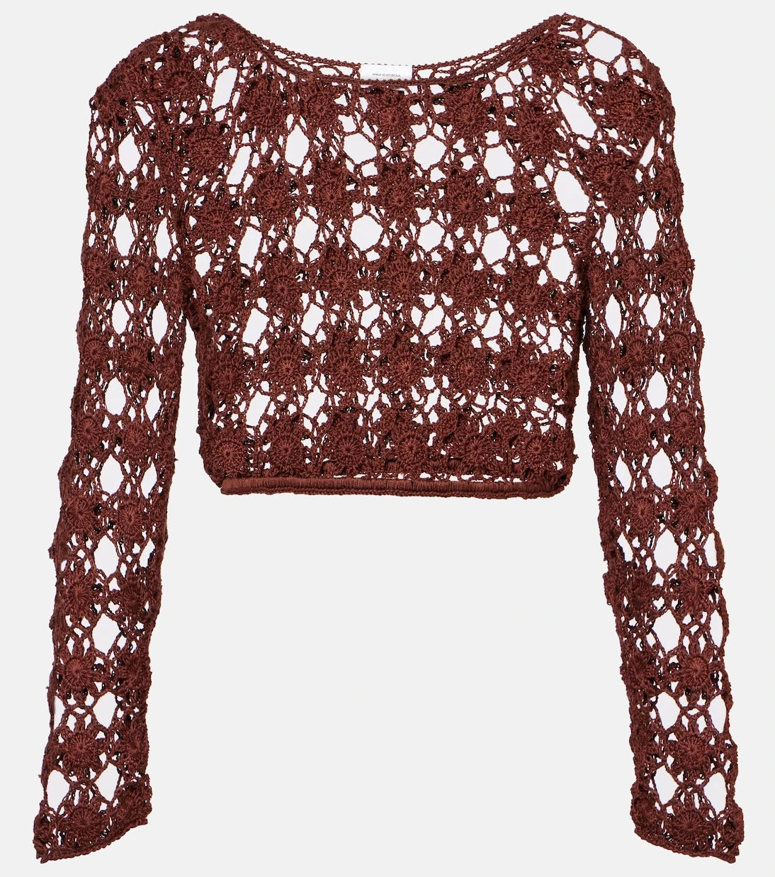 Anna Kosturova - Bella crochet cotton crop top