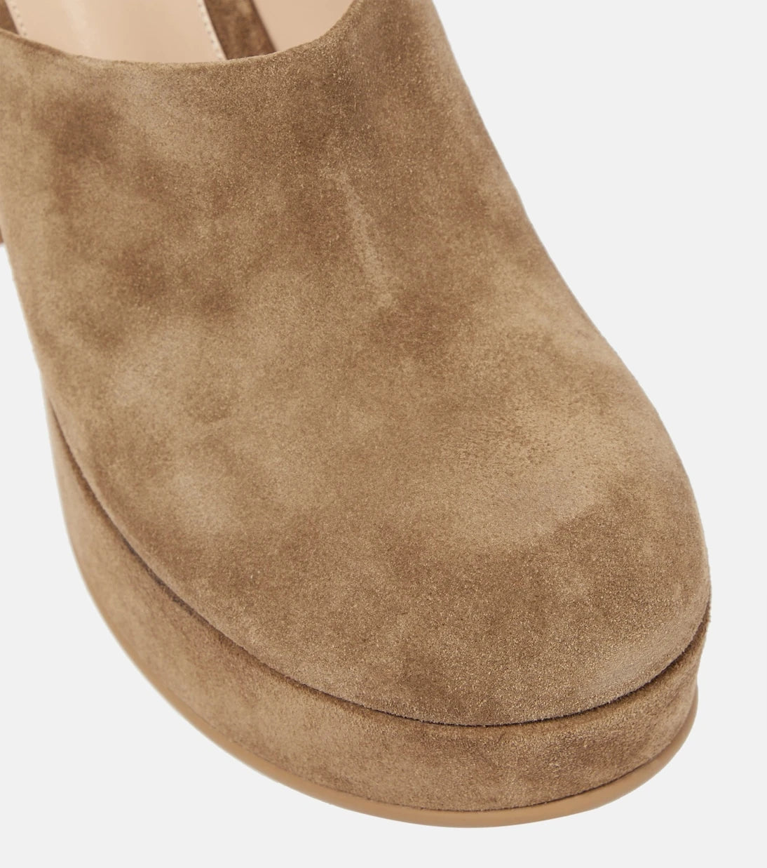 Gianvito Rossi - Lyss suede platform mules