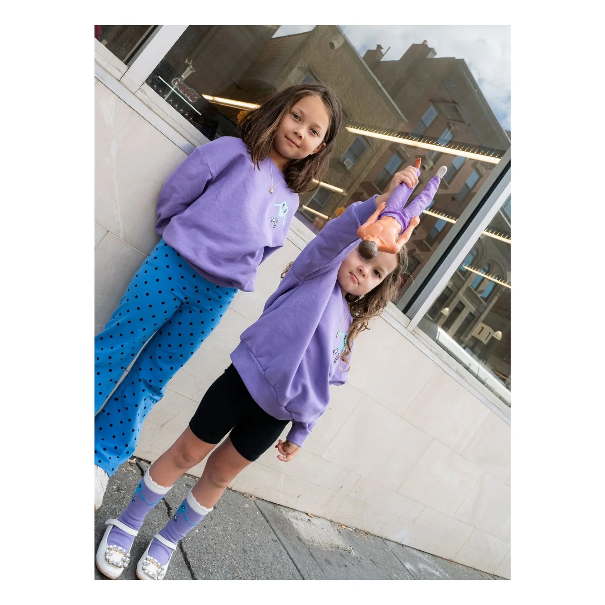 Mini Rodini - Sweat Heart Organic Cotton | Purple