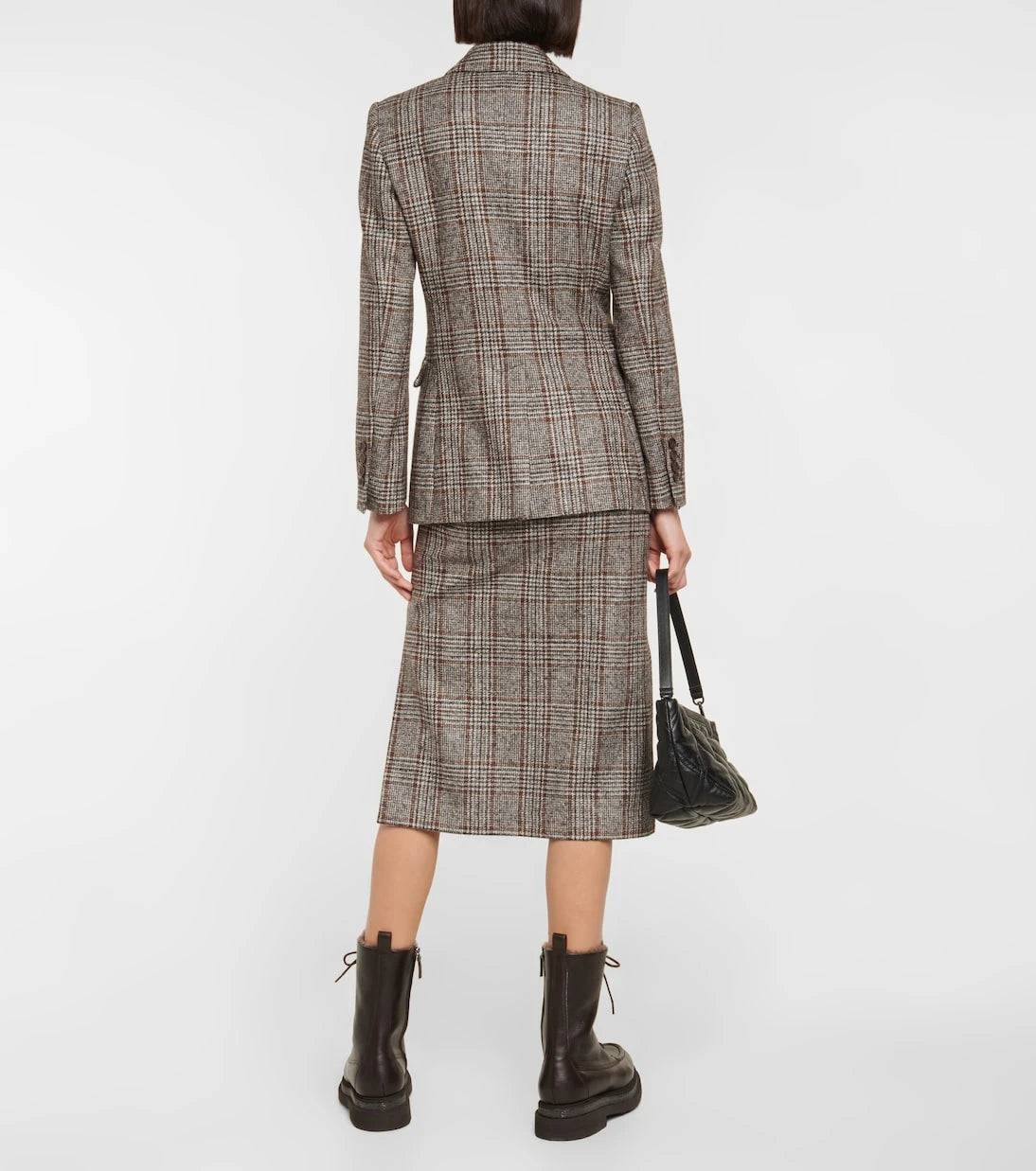 Brunello Cucinelli - Double-breasted wool-blend blazer