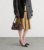 Prada Burgundy Medium Calf Leather Aimée Shoulder Bag