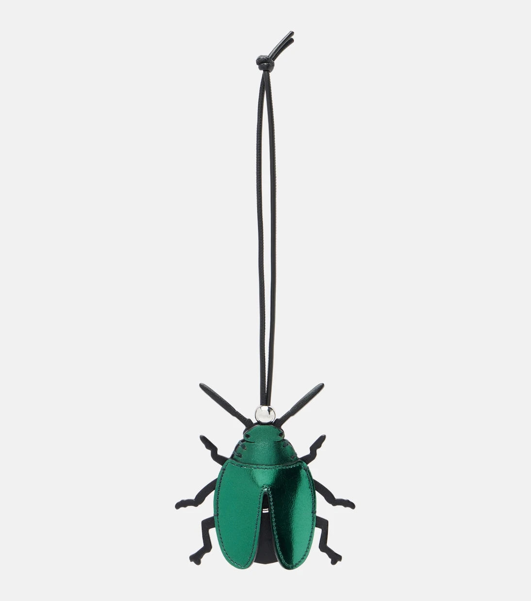 JW Anderson - Beetle metallic leather bag charm