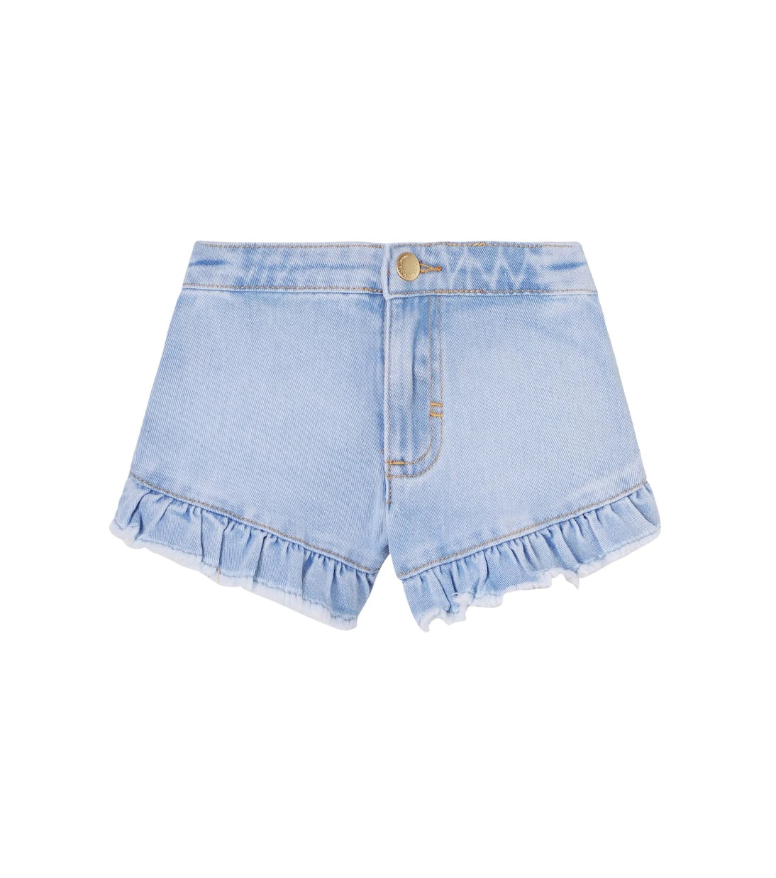 Molo - Agnetha ruffled denim shorts