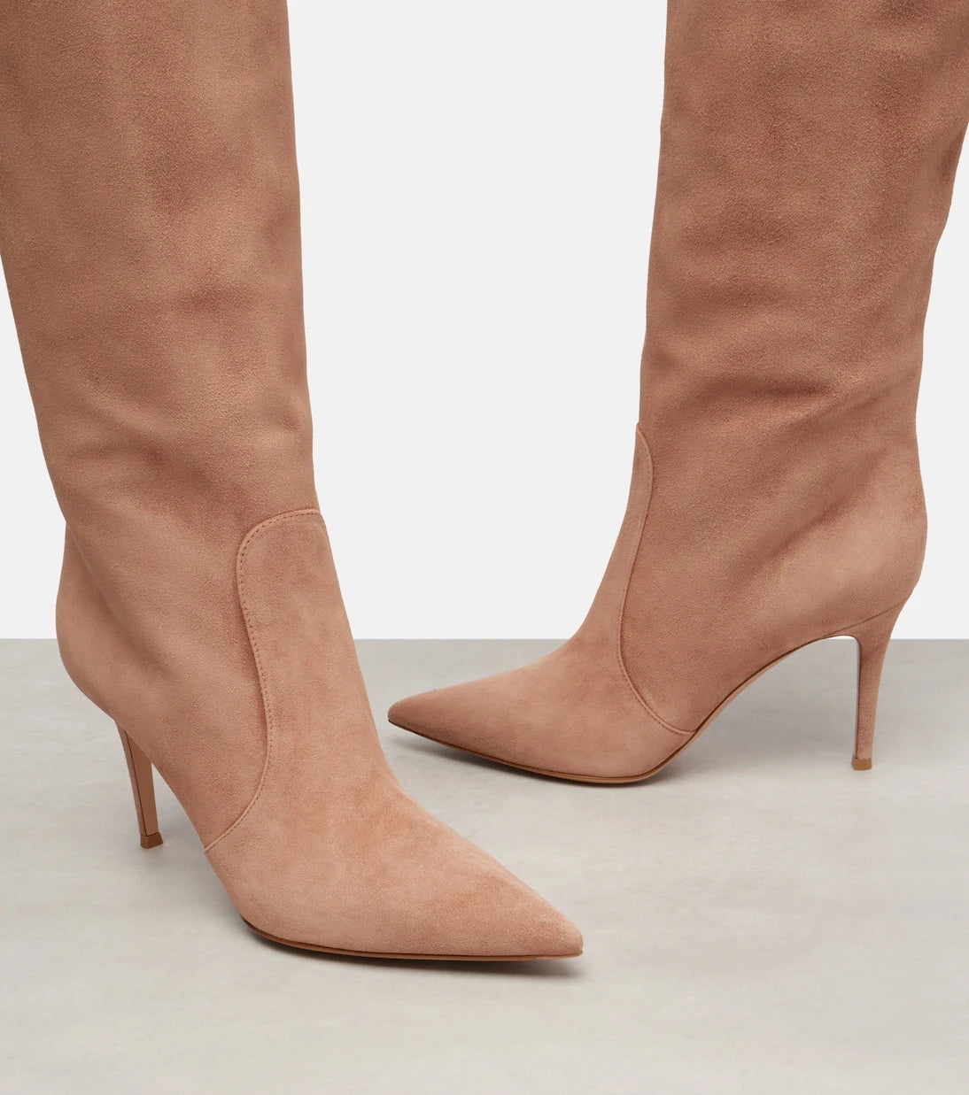 Gianvito Rossi - Hansen 85 leather knee-high boots