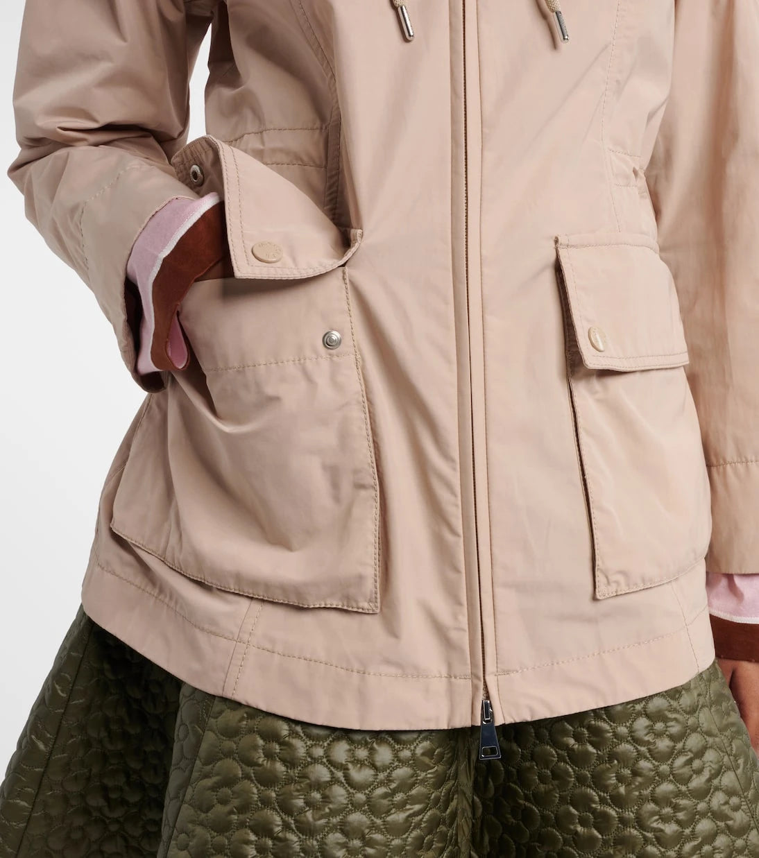 Moncler - Leandro technical poplin parka