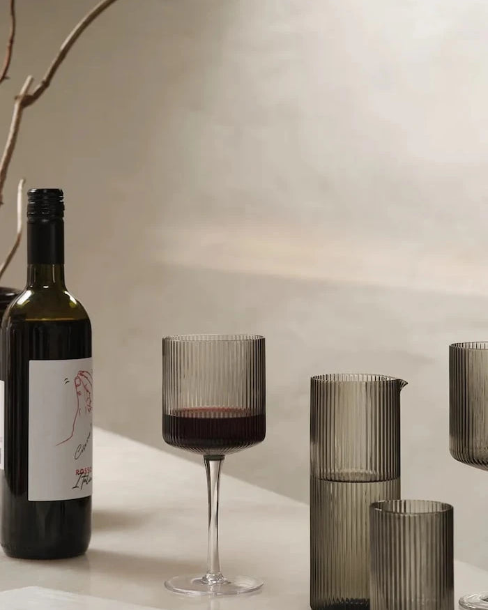 ferm LIVING şarap kadehi seti 325 ml (2 adet)