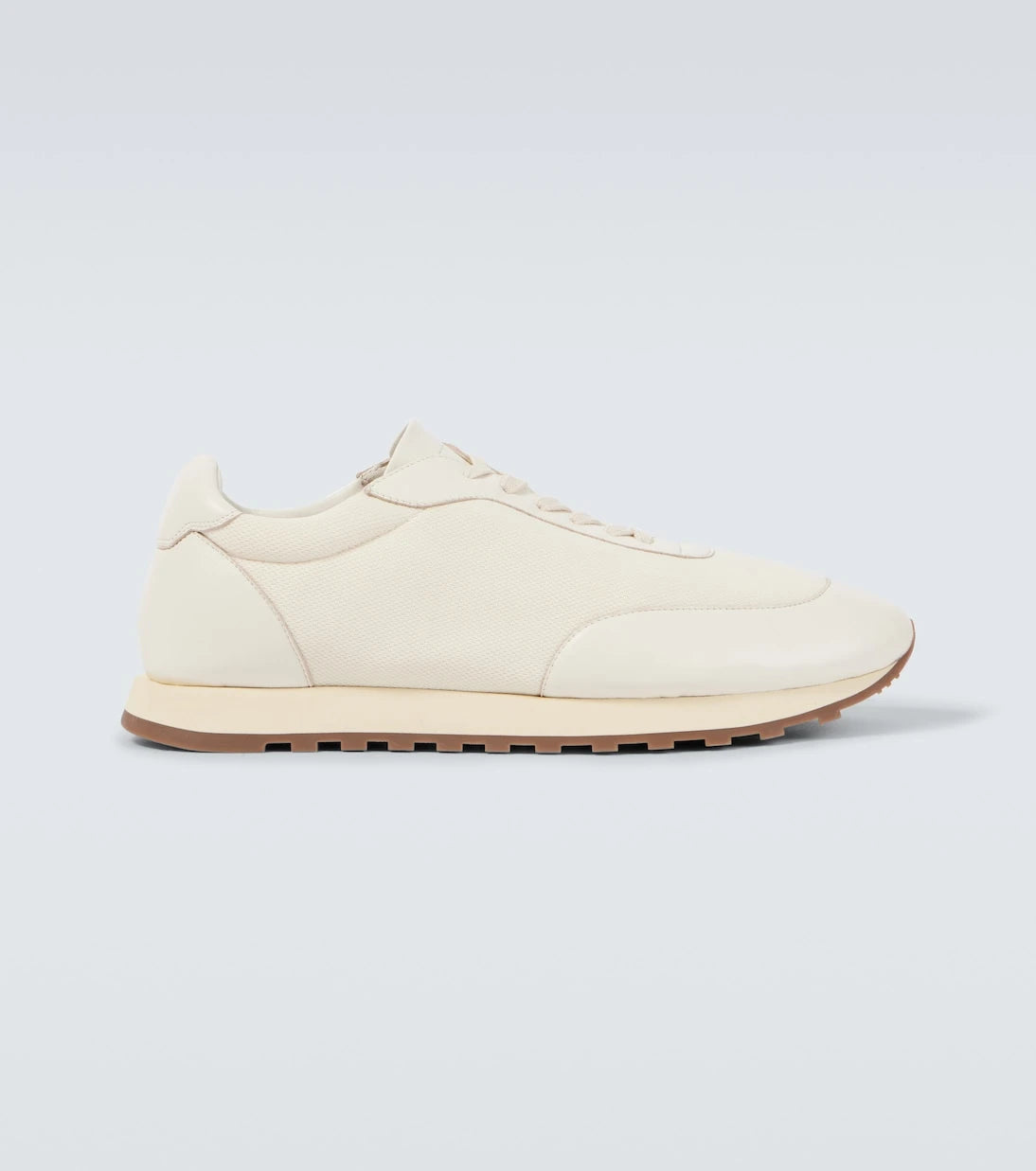 The Row - Owen leather-trimmed sneakers