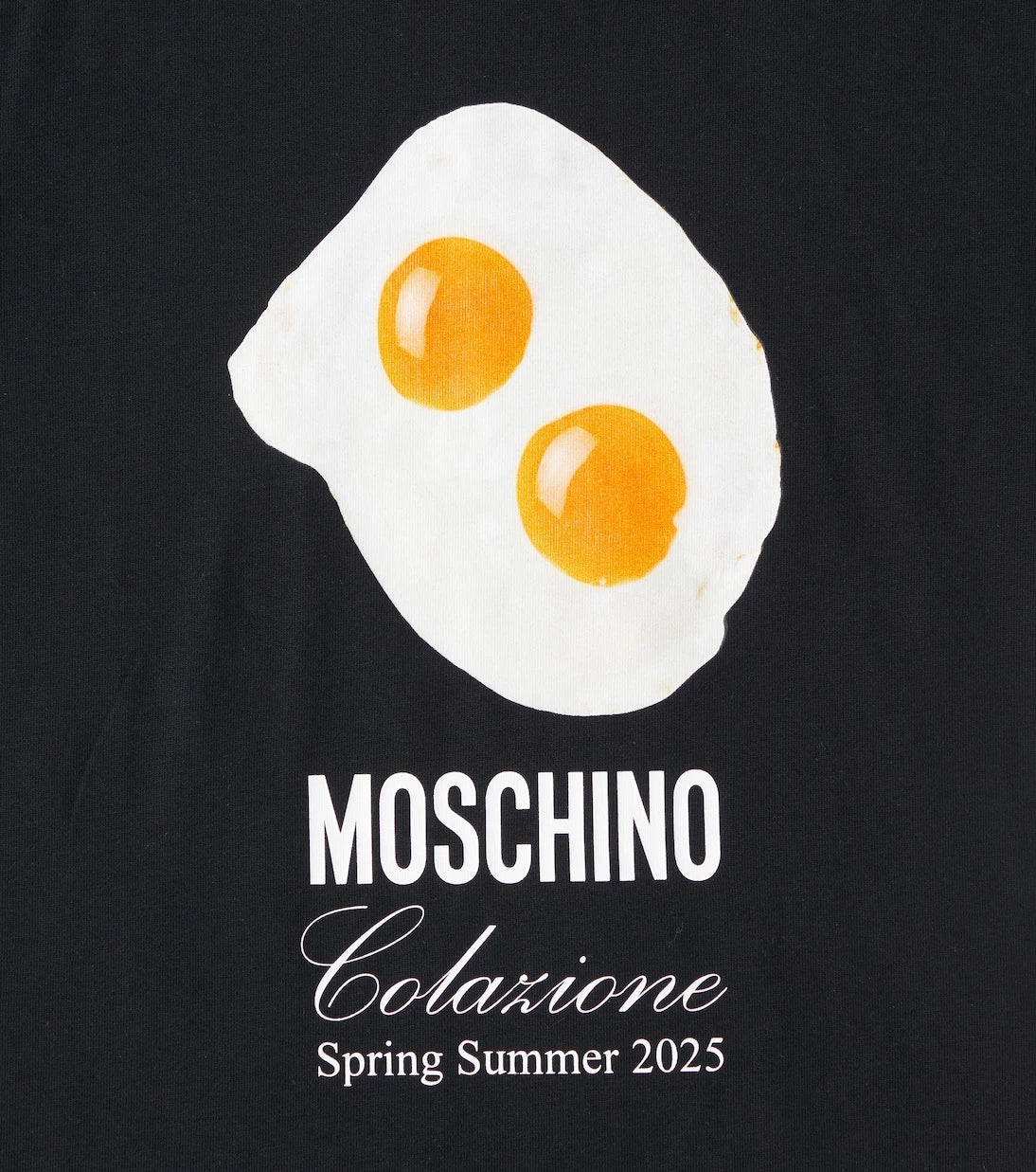 Moschino Kids - تيشيرت جيرسي قطني بطبعة